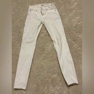 Hudson White skinny jeans
